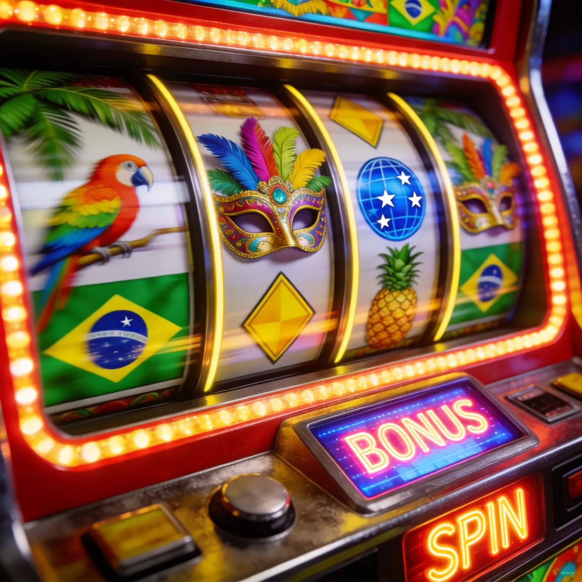 Imagem promocional do cassino online da mkwin mostrando jogos ao vivo